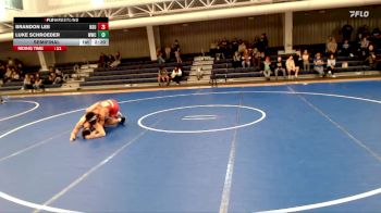 133 lbs Semifinal - Luke Schroeder, Western Wyoming College vs Brandon Lee, Northern State