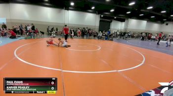 83 lbs Cons. Semi - Karver Peasley, Omak Wrecking Crew Wrestling vs Paul Evans, AllStar Wrestling Club