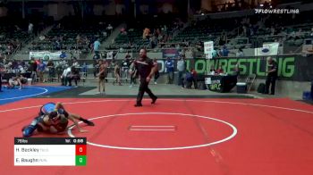 76 lbs Consolation - Hudson Beckley, Team Tulsa vs Ethan Baughn, Purler