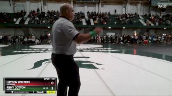 197 lbs Champ. Round 1 - Remy Cotton, Michigan State vs Hayden Walters, Michigan