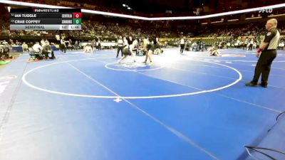 215 Class 1 lbs Semifinal - Ian Tuggle, Centralia vs Crae Coffey, South Harrison