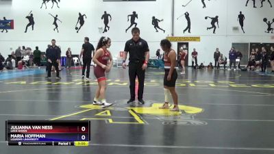 123 lbs Cons. Round 2 - Maria Hoffman, Lourdes University vs Julianna Van Ness, Lock Haven