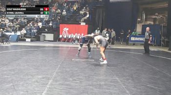 157 lbs 5th Place - Colt Washleski, Virginia vs Kyrel Leavell, The Citadel