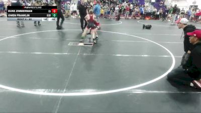 60 lbs Champ. Round 1 - Duke Zimmerman, C2X Academy vs Owen Franklin, Boney Crow`s Wrestling