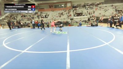 76 kg Cons. Rd Of 16 - Teagan McGuinness, Team Worldwide Wrestling Academy LLC vs Ari Jacobson, Wrestling Rhinos Wrestling Club