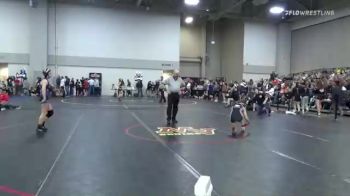 100 lbs Quarterfinal - Mckenzie Mendoza, Slam Academy vs Addyson VanCott, Stansbury