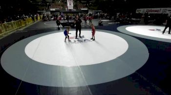 70 lbs Champ. Round 1 - Luke Morales, Revival School Of Wrestling vs Iliana Boggust, Yucaipa Thunder Wrestling Club