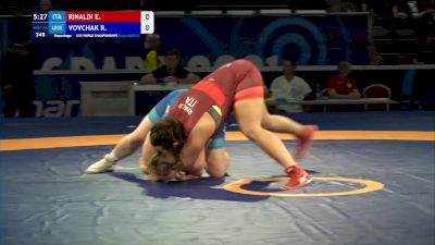 76 kg Repechage #2 - Enrica Rinaldi, Ita vs Romana Vovchak, Ukr