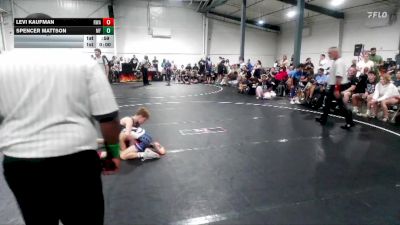 67 lbs Finals (2 Team) - Spencer Mattson, MF vs Levi Kaufman, RWA