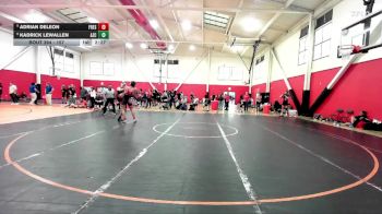 157 lbs Cons. Round 4 - Kadrick Lewallen, Arizona Christian vs Adrian Deleon, Fresno City College