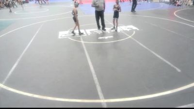 62 lbs Consi Of 8 #2 - Hudson Hummel, Athlos WC vs Bryson Maynes, Colorado Outlaws