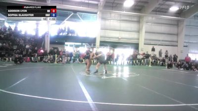 131 lbs Champ. Round 1 - Addison Lyon, Mount Union vs Sophia Slaughter, Unattached