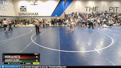 116 lbs Cons. Round 3 - Jacob La Notte, Wasatch Wrestling Club vs Andrew Olsen, Champions Wrestling Club