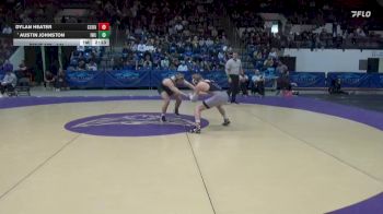 141 lbs Cons. Round 4 - Dylan Heater, Cornell College vs Austin Johnston, Illinois Wesleyan