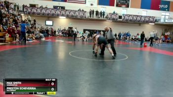 190 lbs Semifinal - Preston Echeverria, Hillsboro vs Max Smith, Warrenton