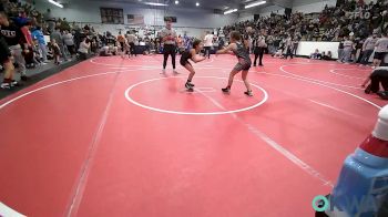 70 lbs Rr Rnd 2 - Alyvia Kvittum, Salina Wrestling Club vs Nevaeh Davis, Claremore Wrestling Club