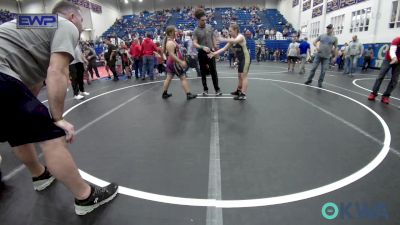 170 lbs Rr Rnd 2 - Baylen George, Kingfisher YellowJackets vs Alexie Cagle, Harrah Little League Wrestling