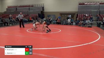 128 lbs 5th Place - Patrick Androsik, Ohio Natl Gray vs Landon Spence, Malvern Prep (PA)