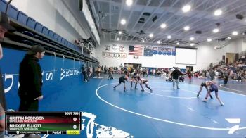 108 lbs Round 2 - Griffin Robinson, Camel Kids Wrestling vs Bridger Elliott, Windy City Wrestlers