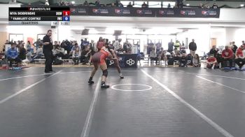 69 kg Quarters - Mya Dobrinski, Stillwater High School Wrestling vs Yamilett Cortez, Valiant Wrestling Club