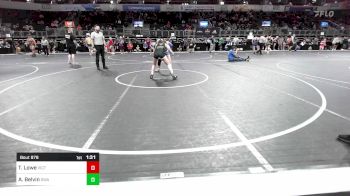 121.6-127.4 lbs Semifinal - Temperance Lowe, Victory Wrestling vs Ava Belvin, Shelton Wrestling Academy