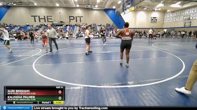 180 lbs Round 4 - Auri Bingham, Bear River Wrestling Club vs KaLeigha Palmer, Bear River Wrestling Club