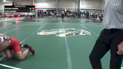 285 lbs Champ. Round 1 - Nathan Carnes, Belmont Abbey vs Alex Holmes, Indiana Tech