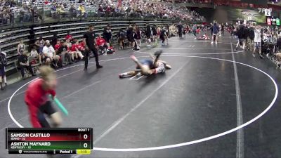 150 lbs Quarterfinals (8 Team) - Samson Castillo, Idaho vs Ashton Maynard, Kentucky