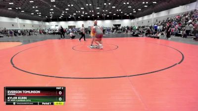 285 lbs Cons. Round 6 - Everson Tomlinson, Neosho vs Kyler Kuhn, St. Pius X (Kansas City)