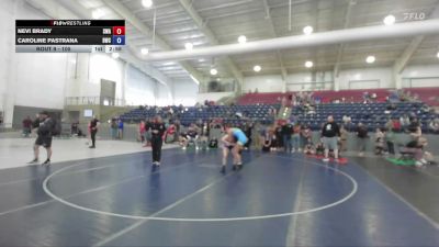105 lbs Round 2 - Caroline Pastrana, Defiant Wrestling Club vs Nevi Brady, Sanderson Wrestling Academy