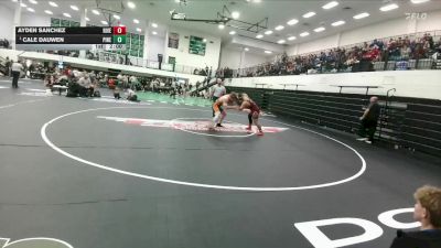 190 lbs Champ. Round 2 - Cale Dauwen, Pinedale vs Ayden Sanchez, Riverton