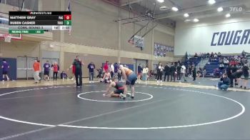 165 lbs Cons. Round 3 - Ruben Casner, Treasure Valley CC vs Matthew Gray, Pacific (OR)