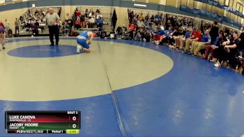 126 lbs Champ Round 1 (16 Team) - Luke Canova, Martinsville vs Jacoby Moore, Hobart