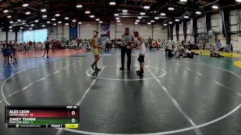 110 lbs Rd# 8- 12:30pm Saturday Final Pool - Zakey Tsarni, Maryland GOLD vs Alex Leon, Untouchables