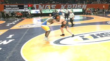 2A 285 lbs Cons. Round 2 - Sean Thornton, Washington vs Dominic Jackson, Crete (C.-Monee)