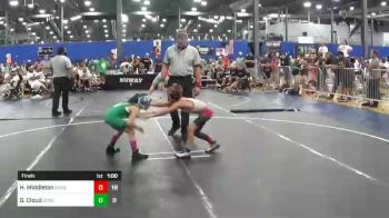 60 lbs Final - Hampton Middleton, Basement Brawlers vs Gloria Cloud, G2 Red