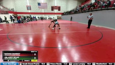 126 lbs Round 1 - Orlando Rojas, South Grand Prairie vs Nathan Sharkey, Lewisville Flower Mound