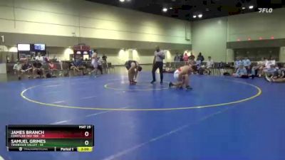 285 lbs Placement Matches (16 Team) - Samuel Grimes, Tennessee Valley vs James Branch, Coastline Red Tide