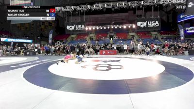 100 lbs Champ. Rd Of 64 - Juliana Tice, MO vs Taylor Keckler, PA