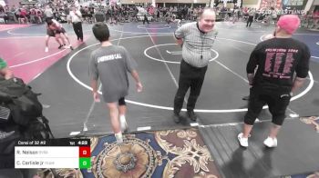 106 lbs Consi Of 32 #2 - Curtis Carlisle Jr, Team Aggression vs Ryker Nelson, Syracuse WC