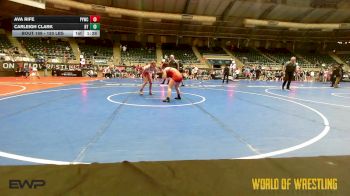 120 lbs 2nd Place - Ava Rife, Palmyra Youth Wrestling Club vs Carleigh Clark, BullTrained