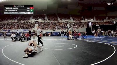 132-D1 5th Place Match - Mason Reece, Hamilton High School vs Ezekiel Gasca, Tucson High Magnet School