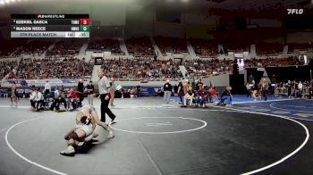 132-D1 5th Place Match - Mason Reece, Hamilton High School vs Ezekiel Gasca, Tucson High Magnet School