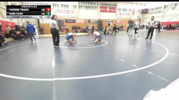 125 lbs Champ. Round 2 - Yazmine Tirado, Freedom vs Sade Cook, Lower Lake