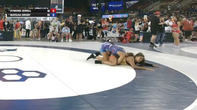 155 lbs Cons. Sub-semis - Symone Jewell, California vs Matilda Hruby, Colorado