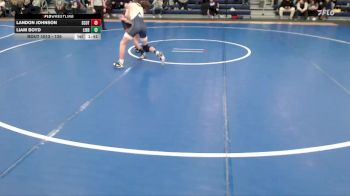 126 lbs Round 1 - Landon Johnson, Scottsbluff vs Liam Boyd, Liberty North
