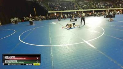 86 lbs 5th Place Match - Gage Heying, Ironhawk Wrestling Academy vs Jet Lester, Chickasaw Elite Wrestling Club