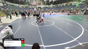 69 lbs Quarterfinal - Tyrese Crawford, Ready RP vs Bryson Zunich, Badlands Elite