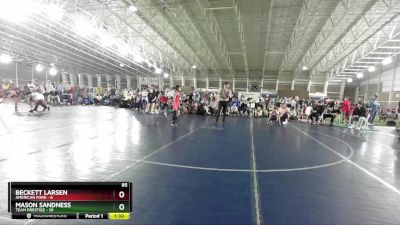 85 lbs Round 3 (4 Team) - Mason Sandness, Team Prestige vs Beckett Larsen, American Fork