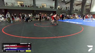 190 lbs Cons. Round 2 - Gabriel Garnett, WA vs Hunter Pinckney, OR